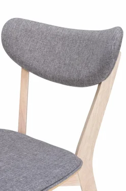 Ellos Home Spisegruppe Ridney med 1 bord + 4 stole med polstring