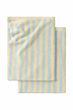 Ellos Home Sæt med frottéhåndklæder Stripe 2 dele