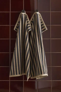 Ellos Home Sæt med frottéhåndklæder Stripe 2 dele