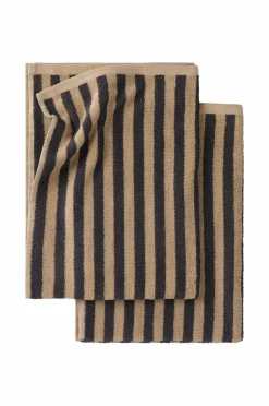 Ellos Home Sæt med frottéhåndklæder Stripe 2 dele