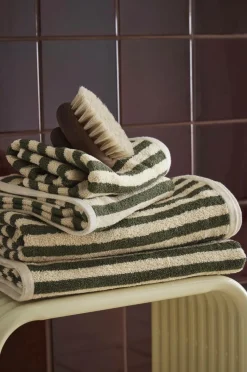 Ellos Home Sæt med frottéhåndklæder Stripe 4 dele