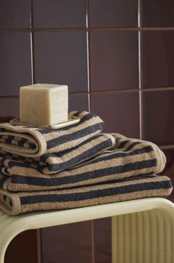 Ellos Home Sæt med frottéhåndklæder Stripe 4 dele