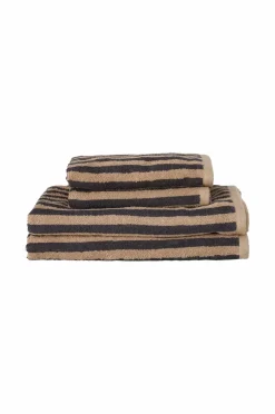 Ellos Home Sæt med frottéhåndklæder Stripe 4 dele