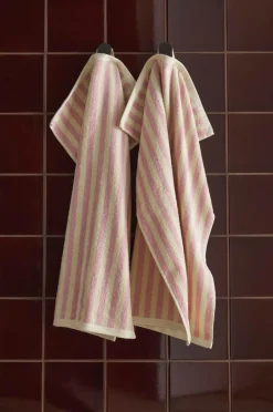 Ellos Home Sæt med frottéhåndklæder Stripe 2 dele