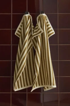 Ellos Home Sæt med frottéhåndklæder Stripe 2 dele