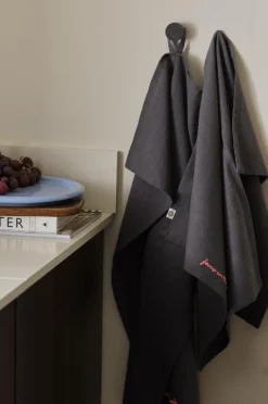 Ellos Home Viskestykke Elly i genanvendt halvlinned 2-pak