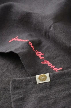 Ellos Home Viskestykke Elly i genanvendt halvlinned 2-pak