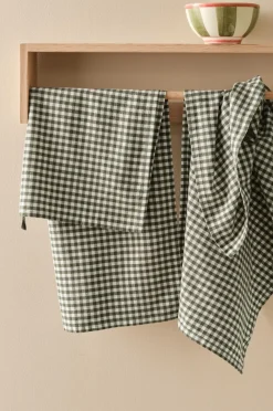 Ellos Home Viskestykke Ramona Check 2-pak