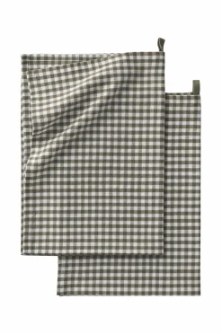 Ellos Home Viskestykke Ramona Check 2-pak