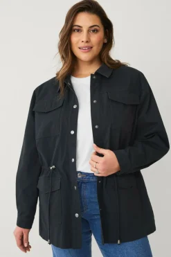 Ellos Plus collection Cargojakke i bomuldstwill