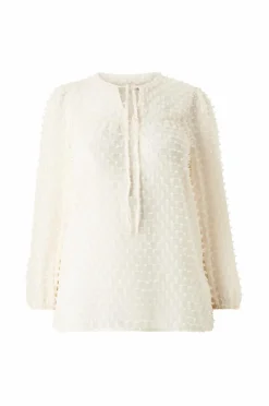 Ellos Plus collection Vid bluse med ballonærmer