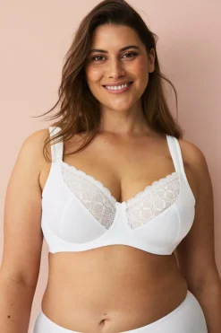 Ellos Plus collection Bøjle-bh med mesh-forede skåle