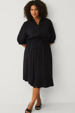 Ellos Plus collection Skjortekjole