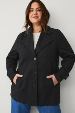 Ellos Plus collection Foret ærtefrakke i bomuldstwill