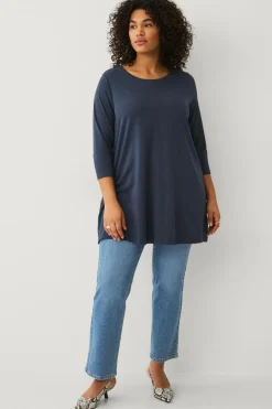 Ellos Plus collection Tunika i bomuld/viskose