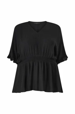 Ellos Plus collection Vævet tunika med v-hals