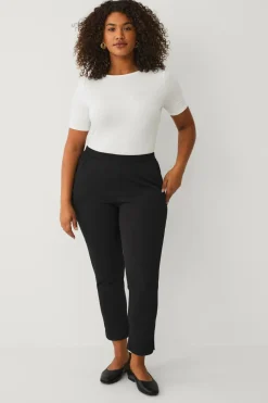 Ellos Plus collection Afskårne bukser med slank pasform