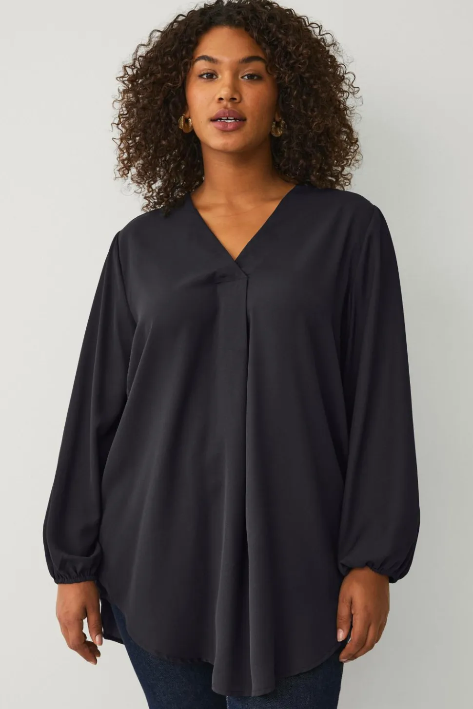 Ellos Plus collection Tunika med v-hals