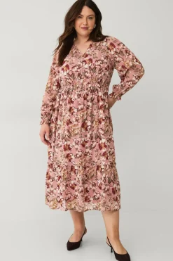 Ellos Plus collection Kjole med v-udskæring