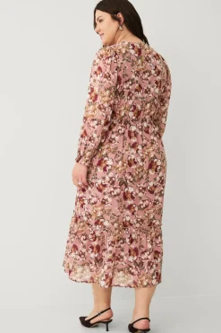 Ellos Plus collection Kjole med v-udskæring