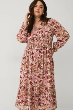 Ellos Plus collection Kjole med v-udskæring