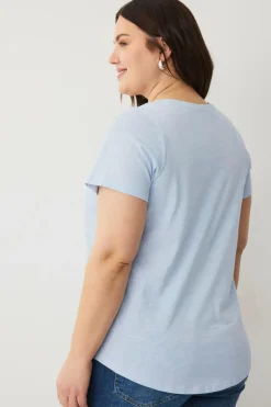 Ellos Plus collection Top med rund hals