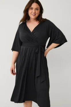 Ellos Plus collection Kjole med trompetærmer