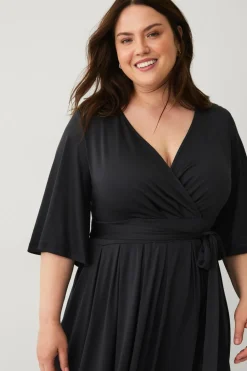 Ellos Plus collection Kjole med trompetærmer