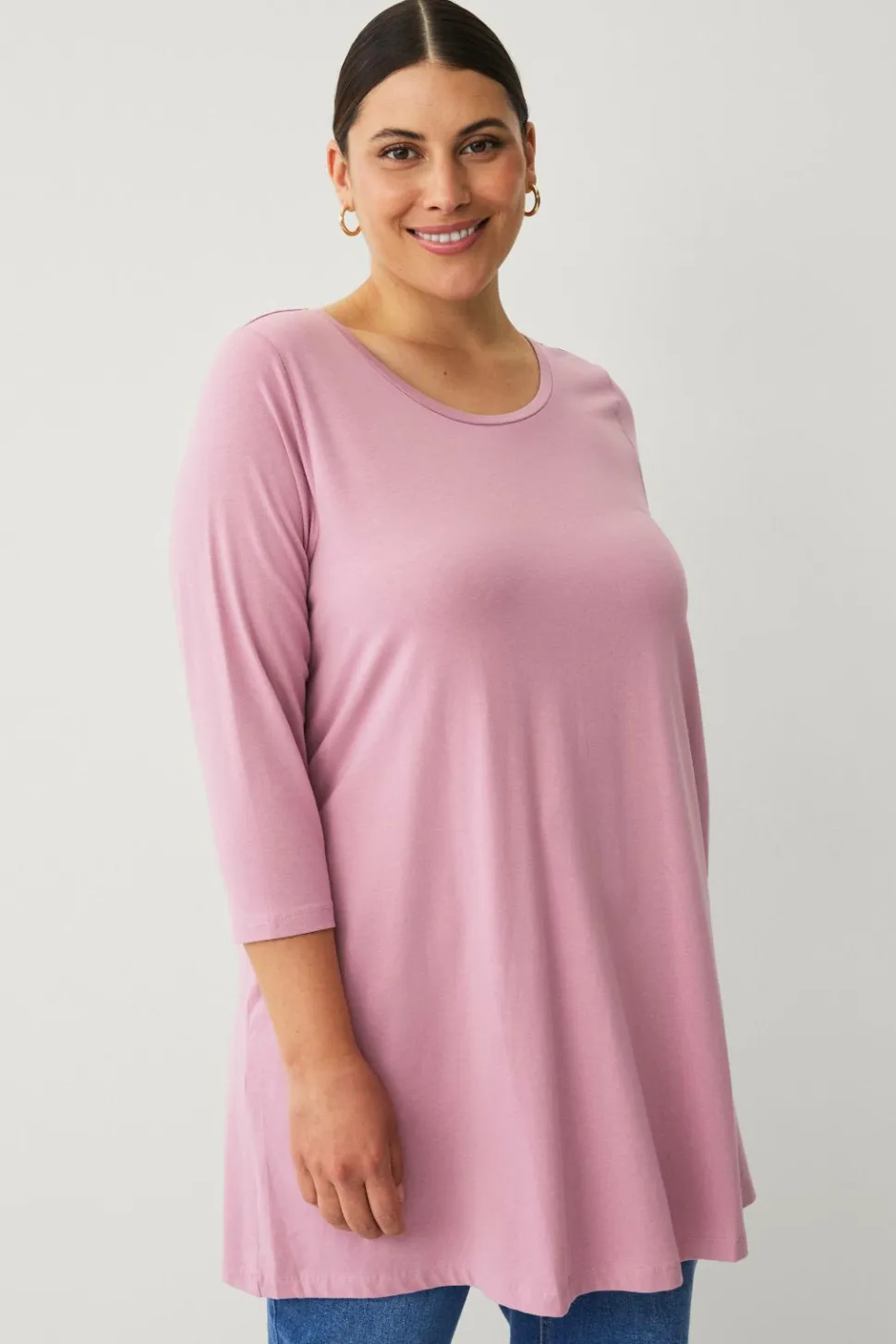 Ellos Plus collection Tunika i bomuld/viskose