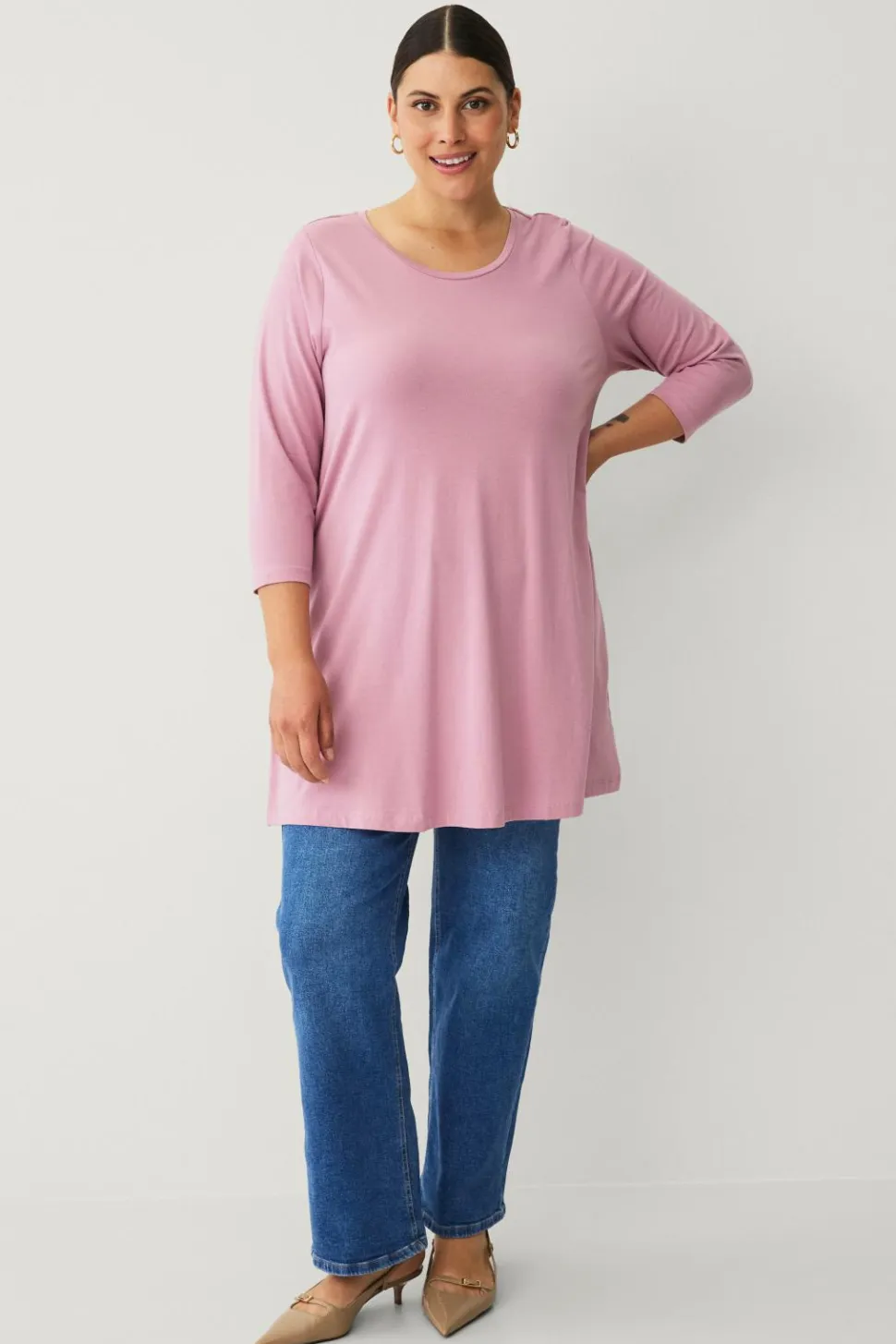 Ellos Plus collection Tunika i bomuld/viskose