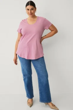 Ellos Plus collection Top med rund hals