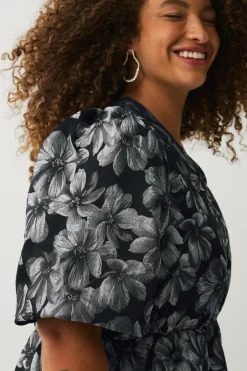 Ellos Plus collection Kjole med ballonærmer