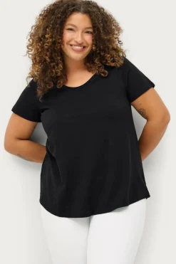 Ellos Plus collection Top med rund hals