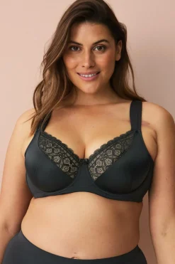 Ellos Plus collection Bøjle-bh med mesh-forede skåle