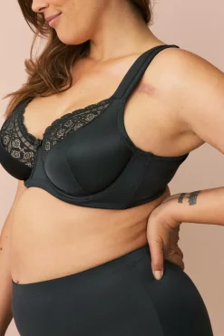 Ellos Plus collection Bøjle-bh med mesh-forede skåle