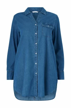 Ellos Plus collection Lang cowboyskjorte