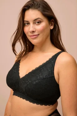 Ellos Plus collection Blød BH med blondedetaljer