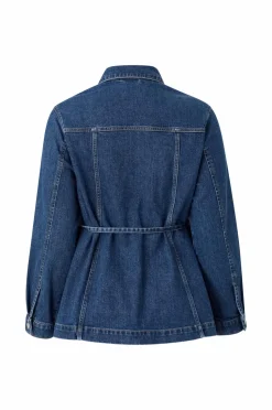 Ellos Plus collection Cowboyjakke med bindebælte