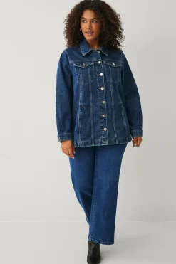 Ellos Plus collection Cowboyjakke med bindebælte