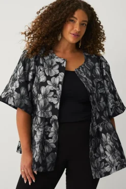 Ellos Plus collection Bluse med pufærmer