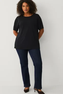 Ellos Plus collection Top med brede ærmer