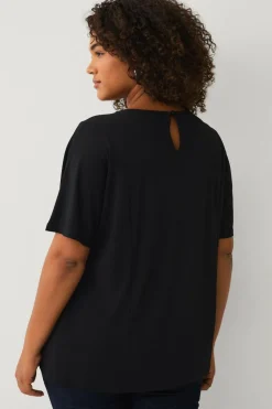 Ellos Plus collection Top med brede ærmer