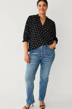 Ellos Plus collection Top med pufærmer