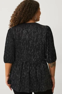 Ellos Plus collection Top med pufærmer