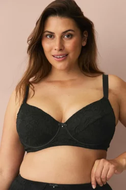 Ellos Plus collection Foret bh med bøjler i blonder