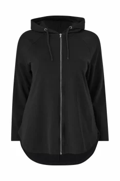 Ellos Plus collection Sweatshirt med hætte og lynlås