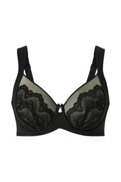 Ellos Plus collection Bh med bøjler med blondedetaljer