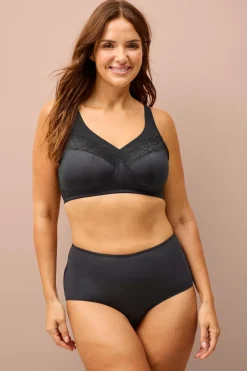 Ellos Plus collection Blød blonde- og mesh-bh