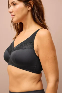 Ellos Plus collection Blød blonde- og mesh-bh