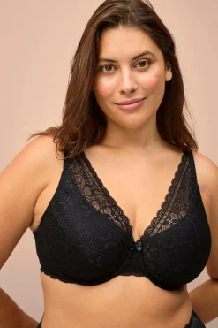 Ellos Plus collection Bøjle-bh med blondedetaljer